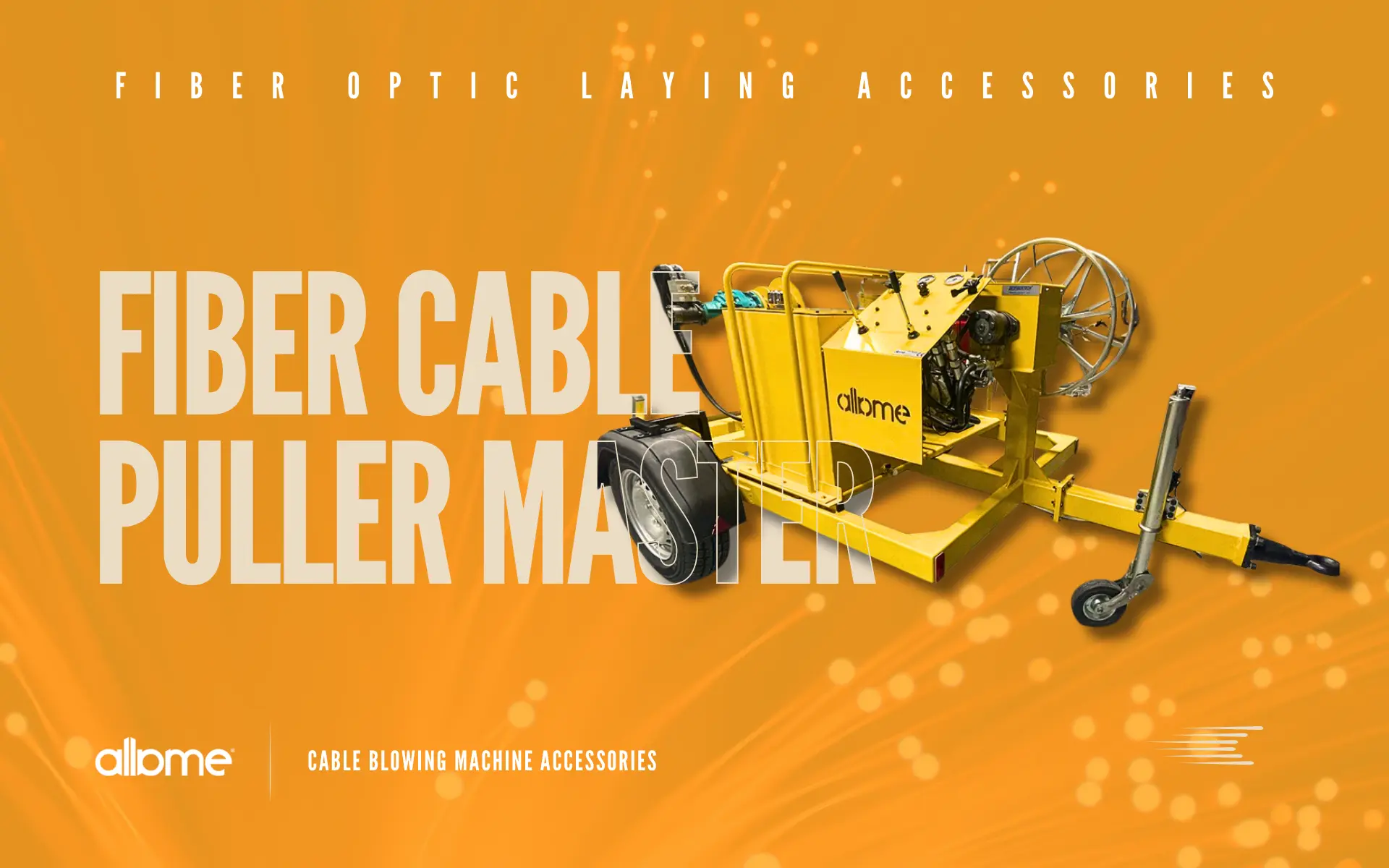 Accessories for Fiber Laying Equipments Fiber Cable Puller Master Accessories for Fiber Laying Equipments Fiber Cable Puller Master