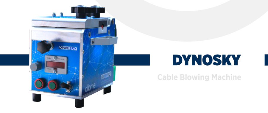 Fiber cable blowing machine dynosky with battery