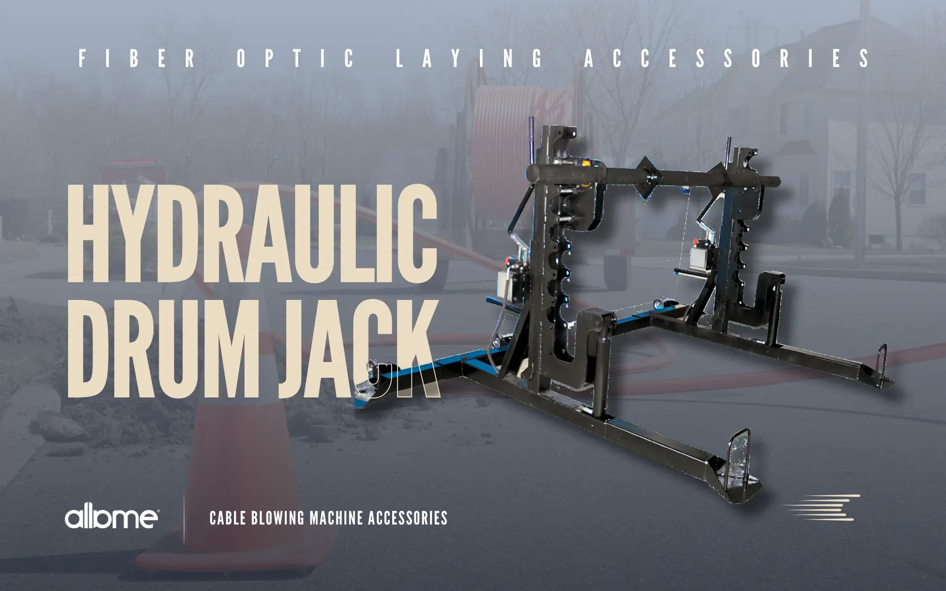 Accessories for Fiber Laying Equipments Hydraulic Drum Jack