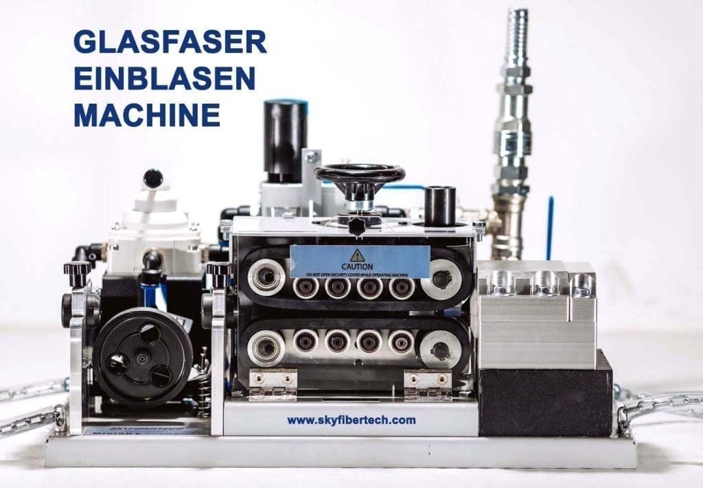 Glasfaser Einblasen Maschine
