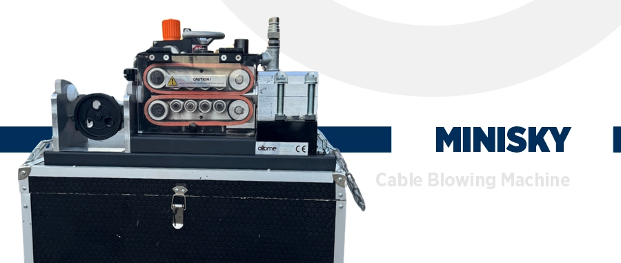 microduct fiber blowing machine minisky