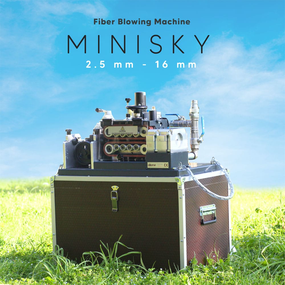 MiniSKY Microduct Blowing Machine Hydraulic - Fiber optic cable blowing ...