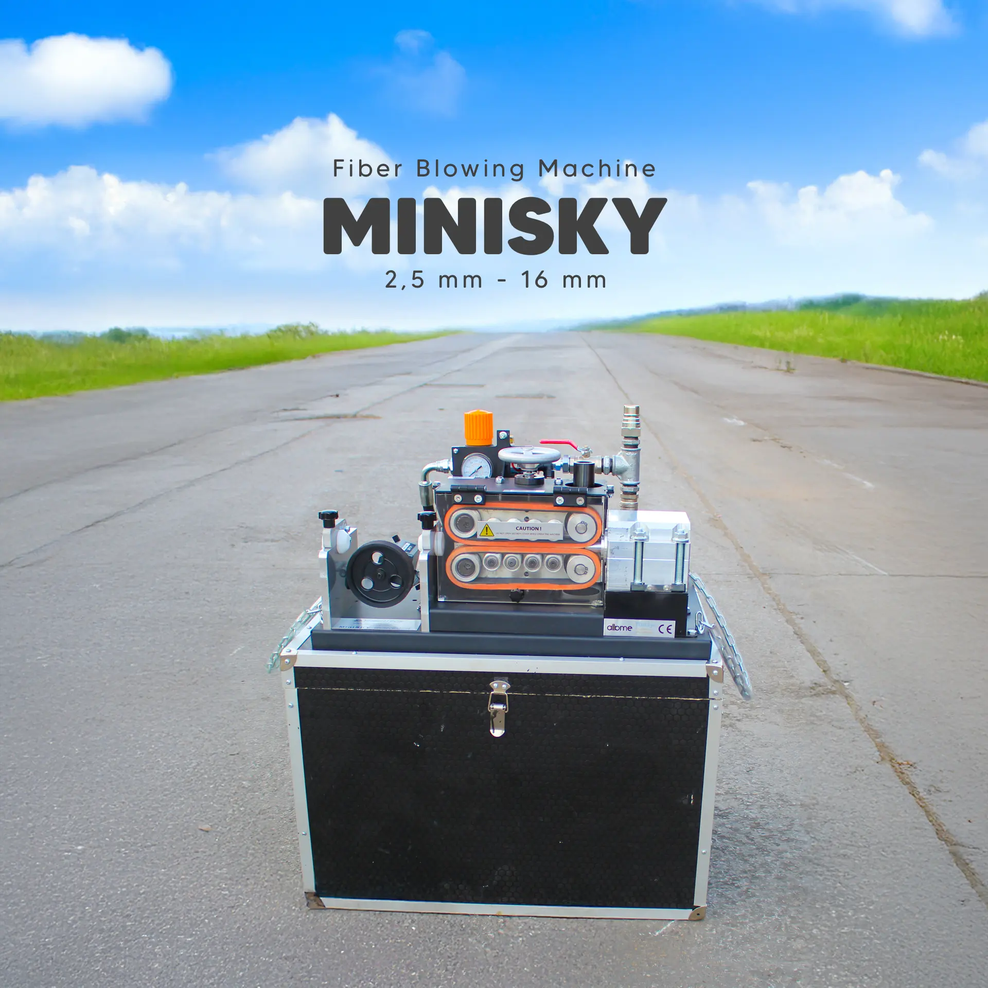 minisky fiber cable blowing machine