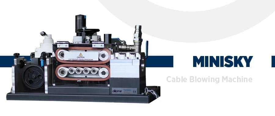 MiniSKY Microduct Blowing Machine Hydraulic - Fiber optic cable blowing ...