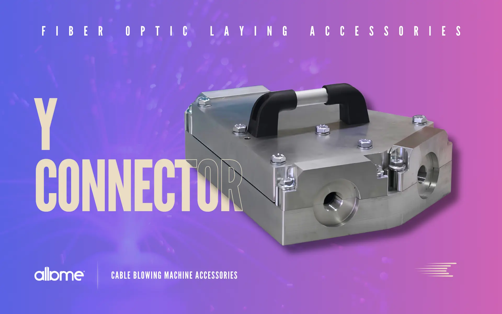 Accessories for Fiber Laying Equipments Y Connector