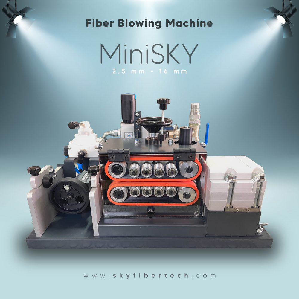 fiber optic cable blowing machine minisky