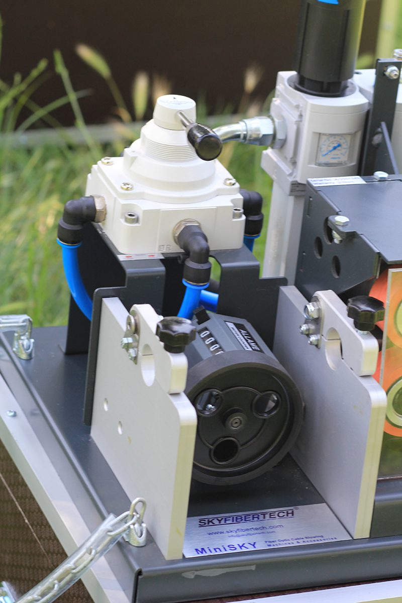 What is "Ftth" for fiber optic cable blowing machines? Fiber optic