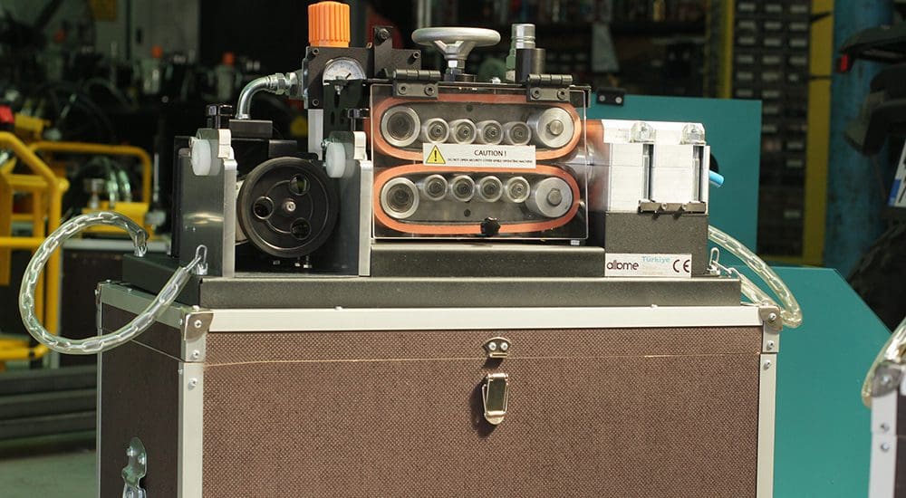 Fiber optic cable blowing machines