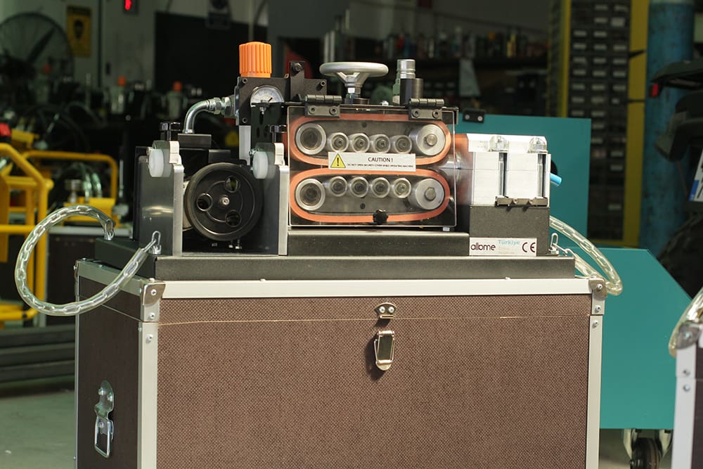 Fiber optic cable blowing machines