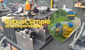 cable jetting machine robust simple and dependable