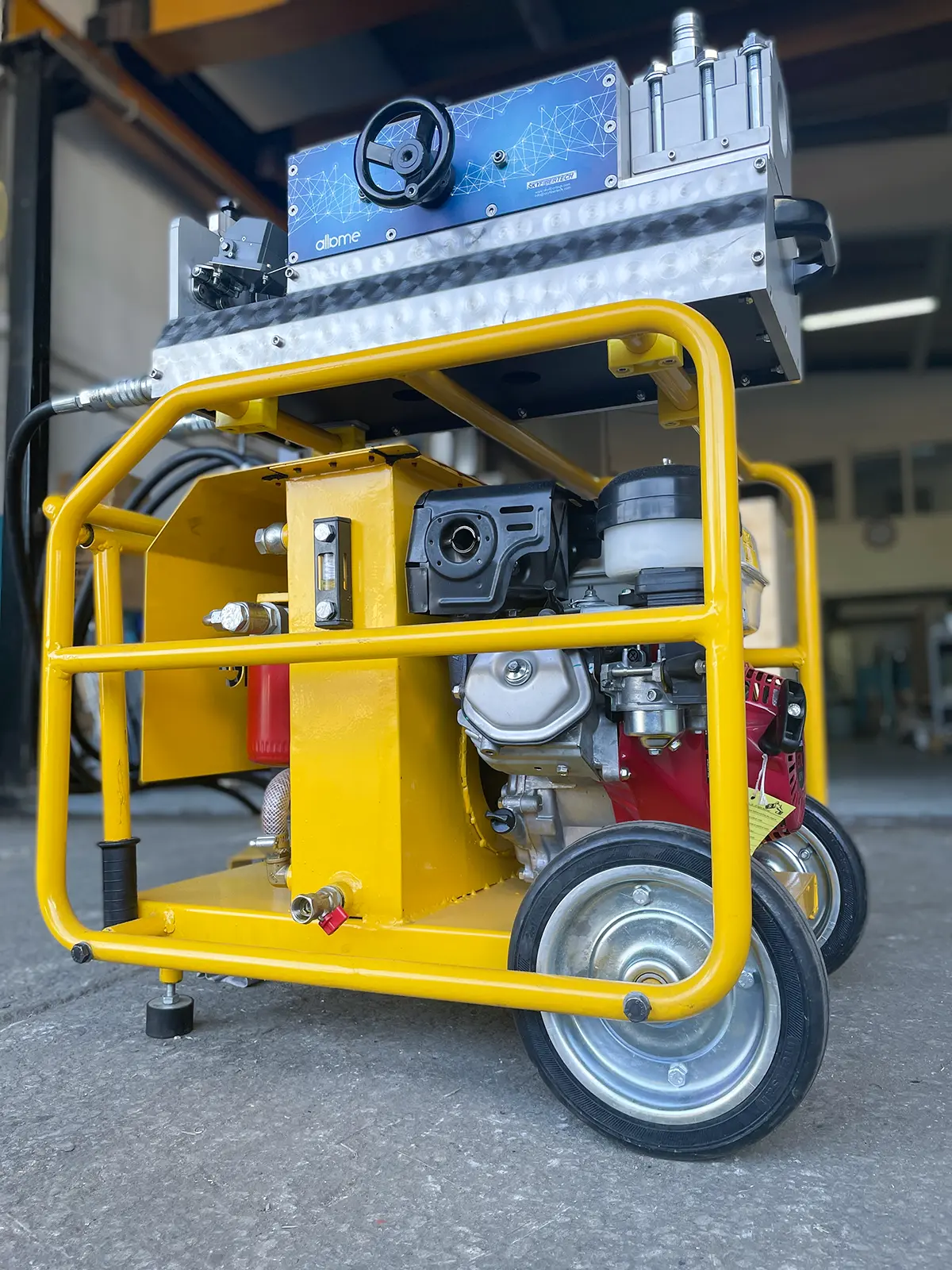 micro cable blowing machine