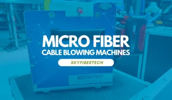 what is a micro fiber cable blowing machine