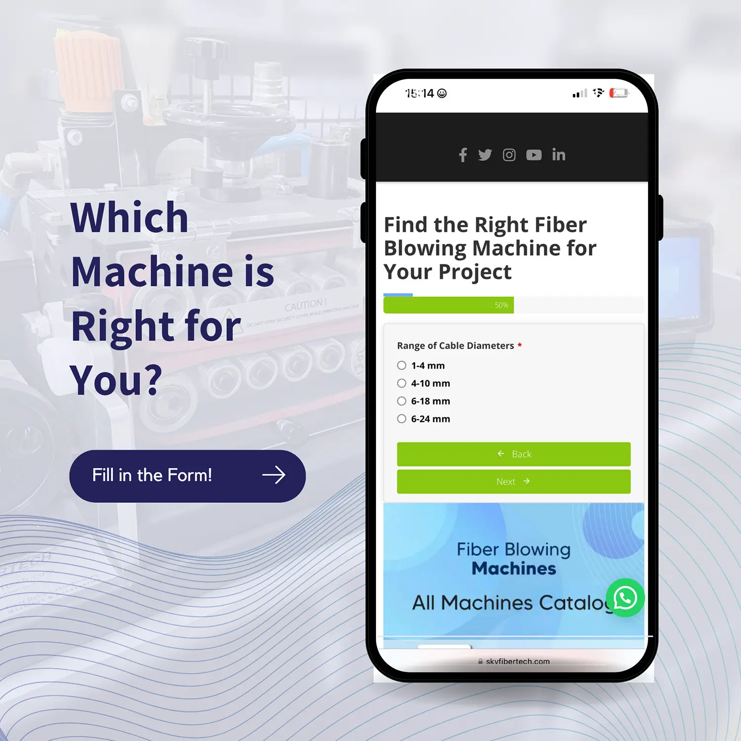 Find the Right Fiber Blowing Machine for Your Project