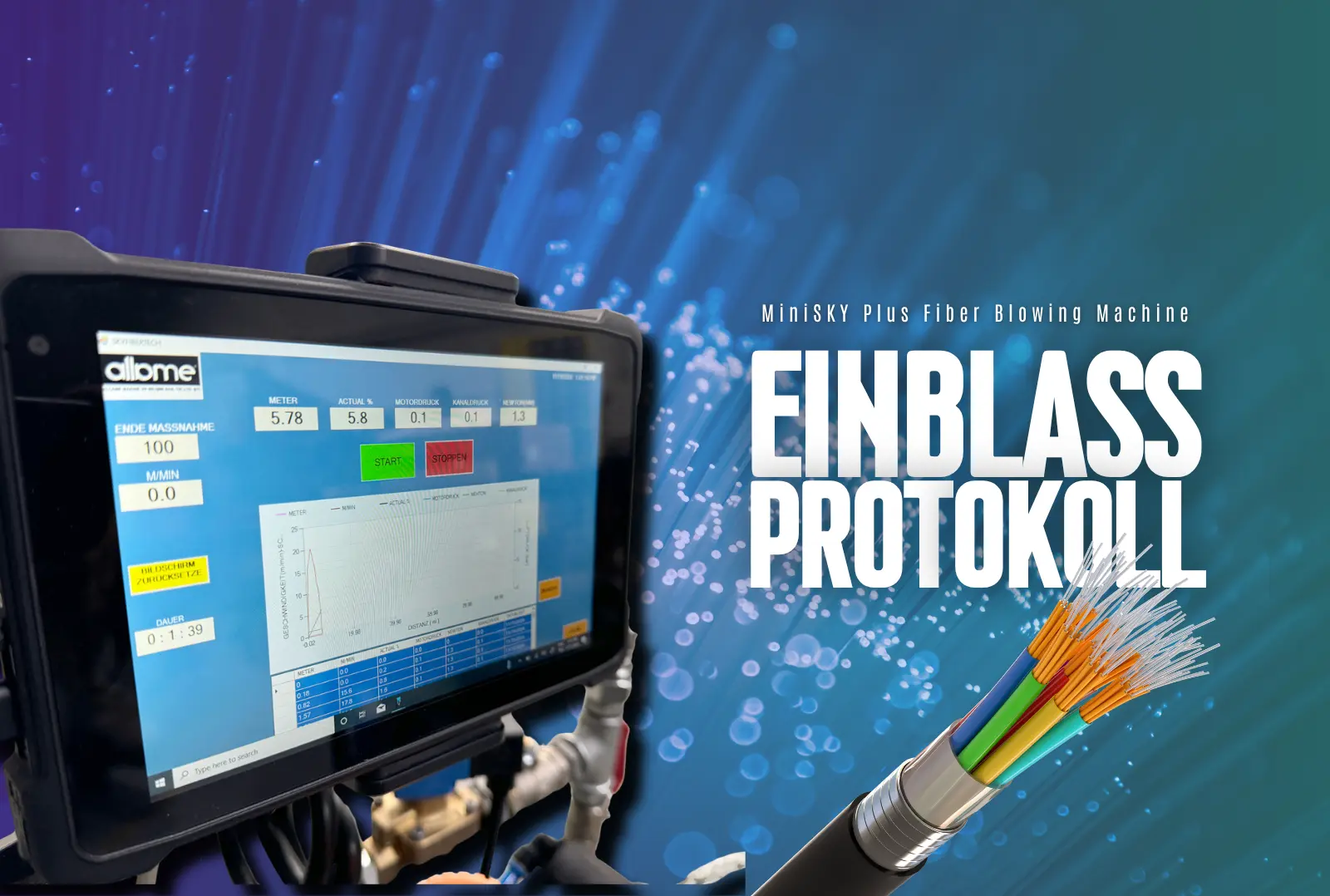 Einblass Protokoll: A Smarter Way to Track Fiber Blowing