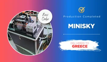 minisky fiber blowing machine delivered to greece