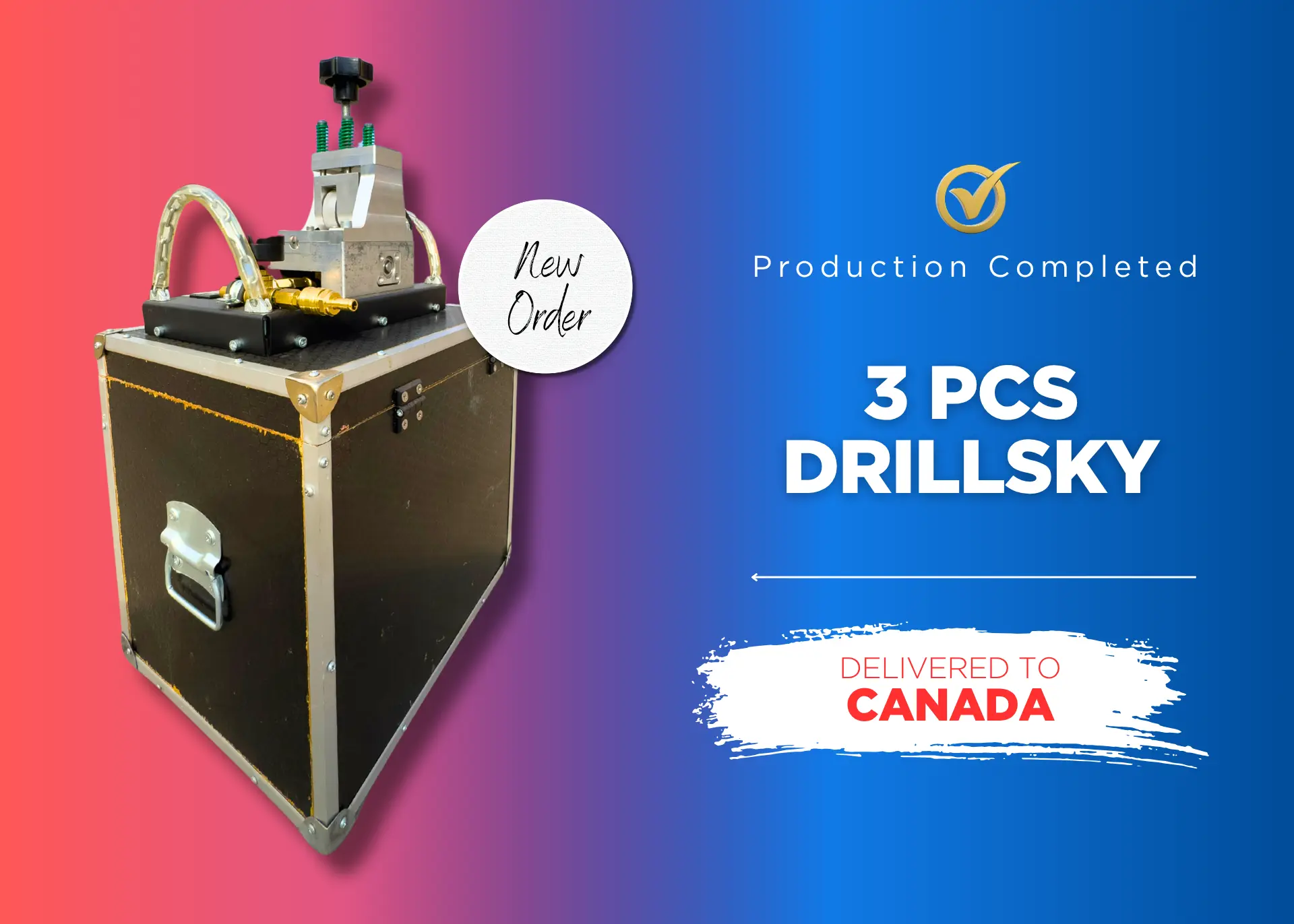 drillsky cable blowing machines head to canada again