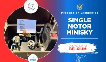 MiniSky Delivered for Fiber Works in Belgium