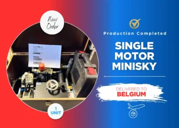 MiniSky Delivered for Fiber Works in Belgium