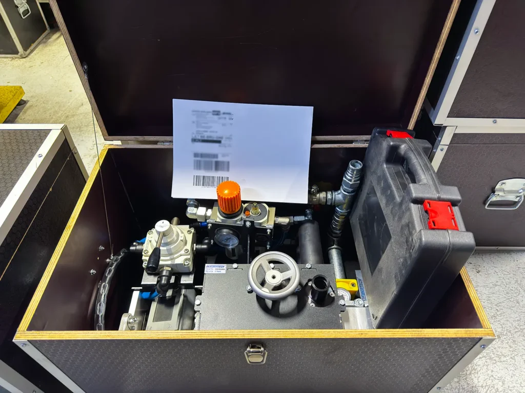 MiniSky Delivered for Fiber Works in Belgium