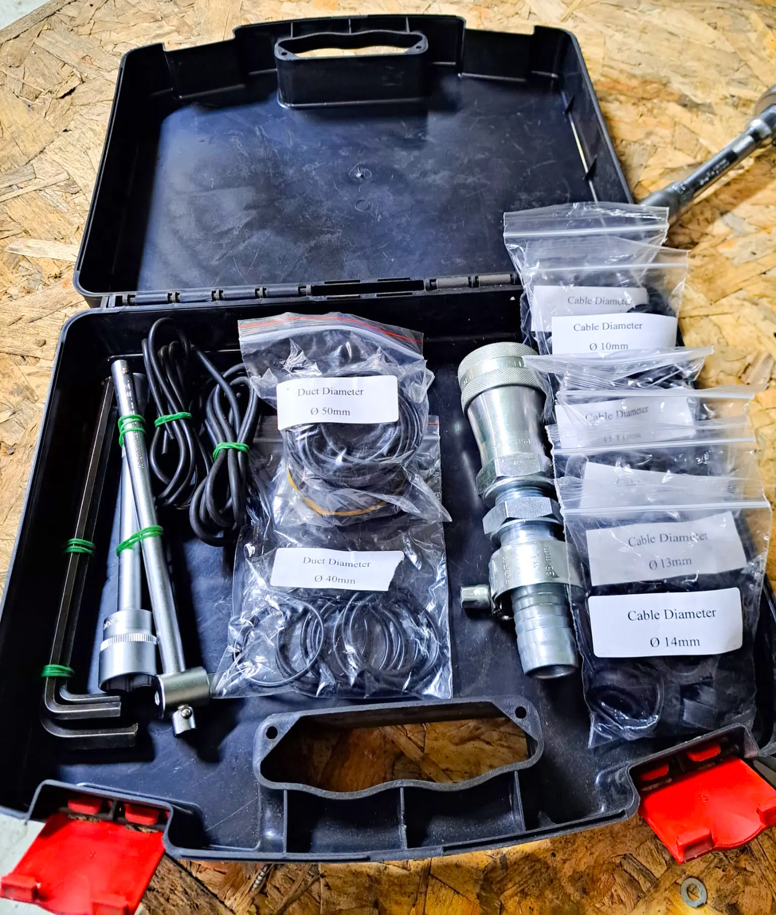 two hydrosky cable blowing machines shipped to saudi arabia