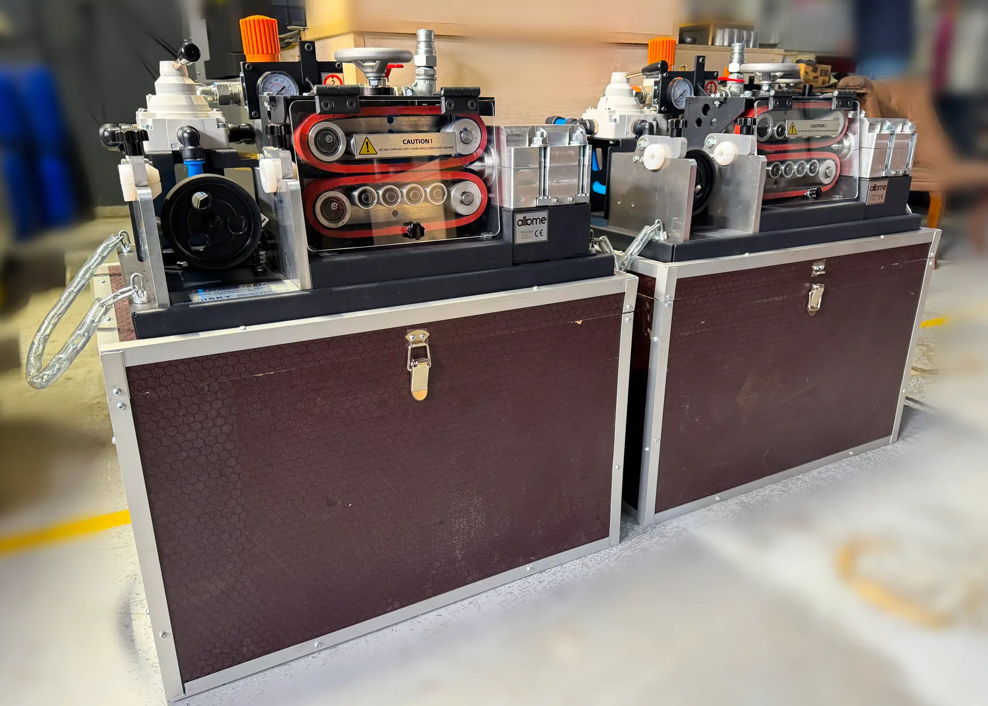 two dual motor minisky machines delivered to jamaica