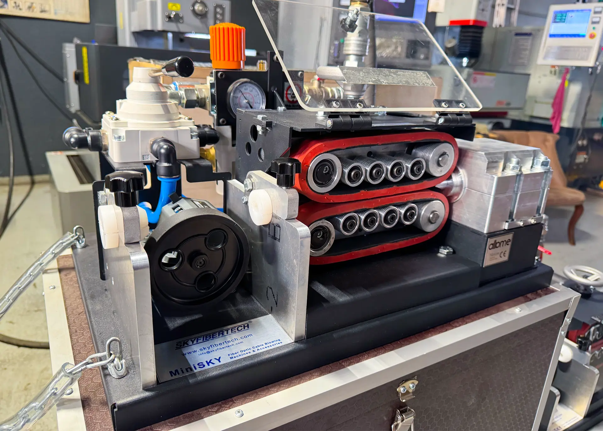 two dual motor minisky machines delivered to jamaica