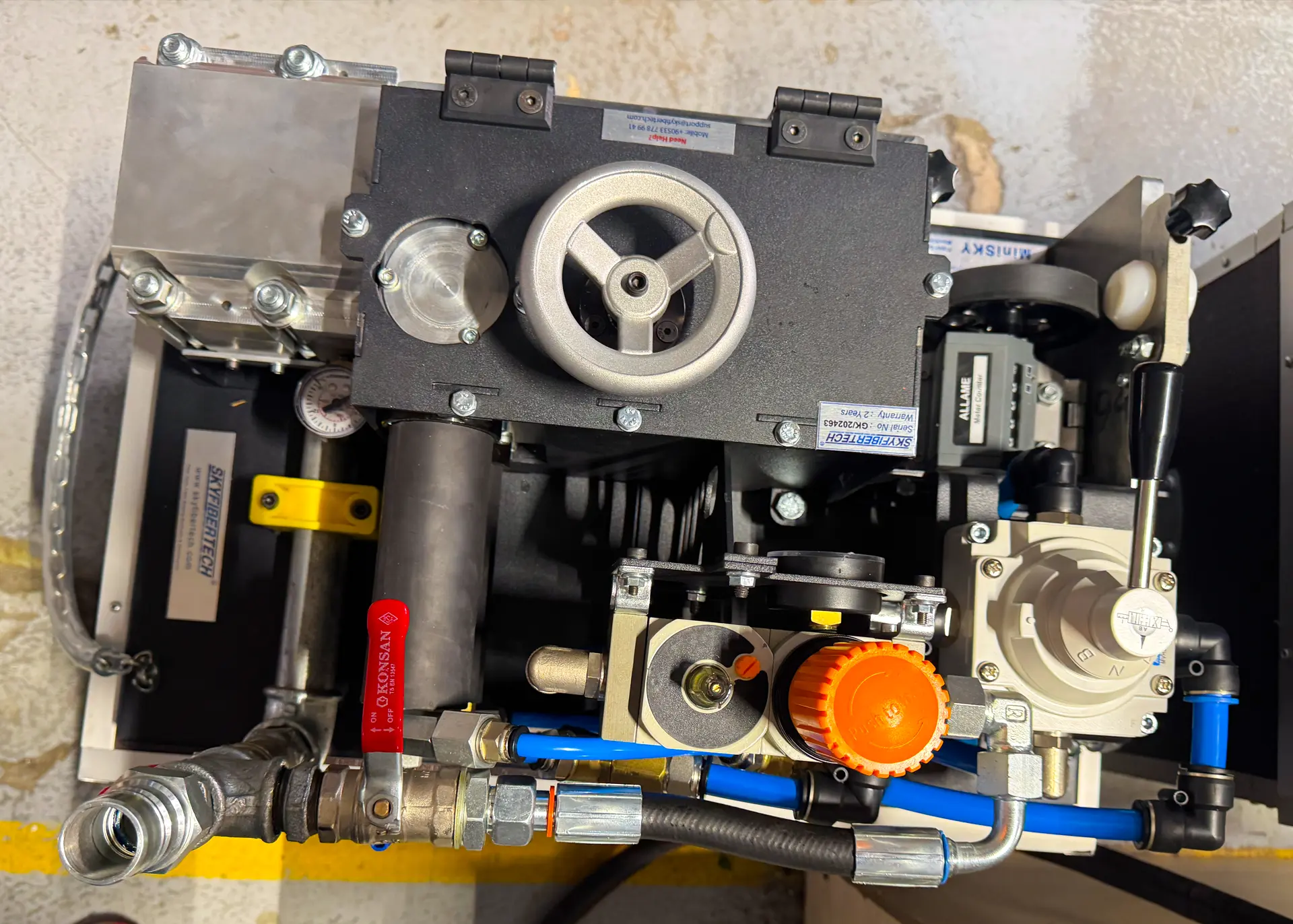 two dual motor minisky machines delivered to jamaica