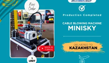 minisky cable blowing machine ready for shipment to kazakhstan
